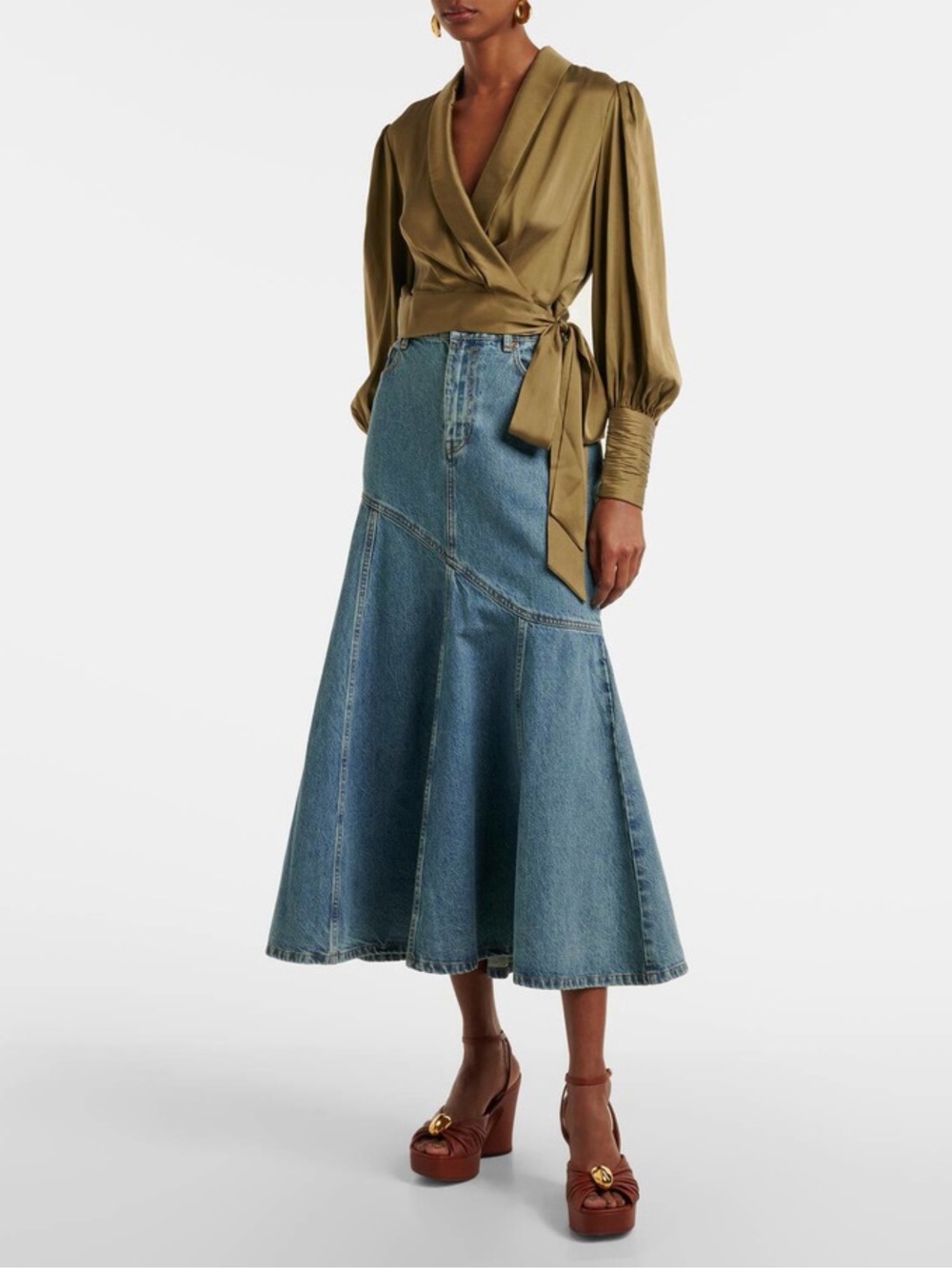 Zimmermann Silk Wrap Blouse - New - Picture 3 of 7